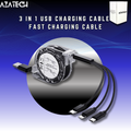 AzaTech 3 in 1 USB Charging Cable Fast Charger