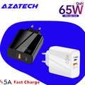 AzaTech Supercharge PD 65W GaN USB C Charger