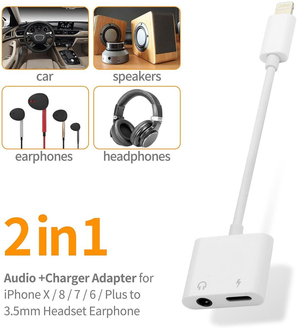 AzaTech Lightning to 3.5mm 2 in 1
