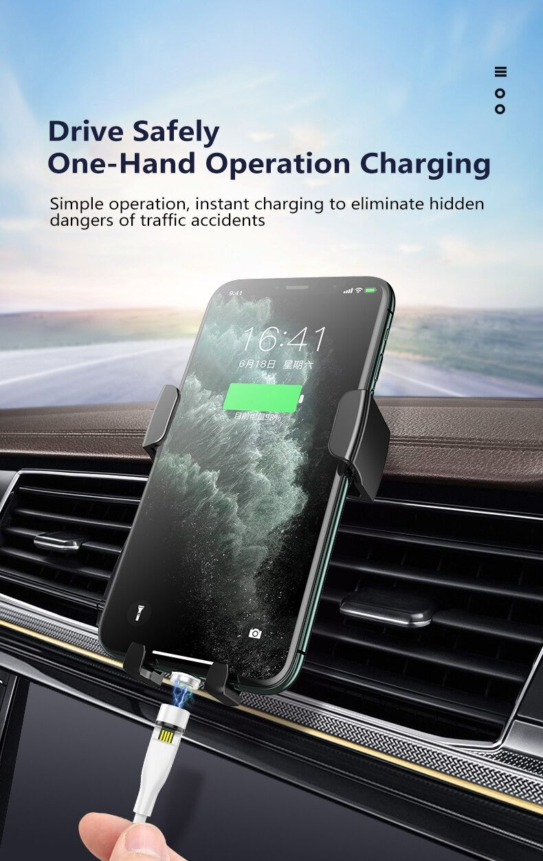AzaTech Original 540° Rotating Magnetic 3A Fast Charging Cable