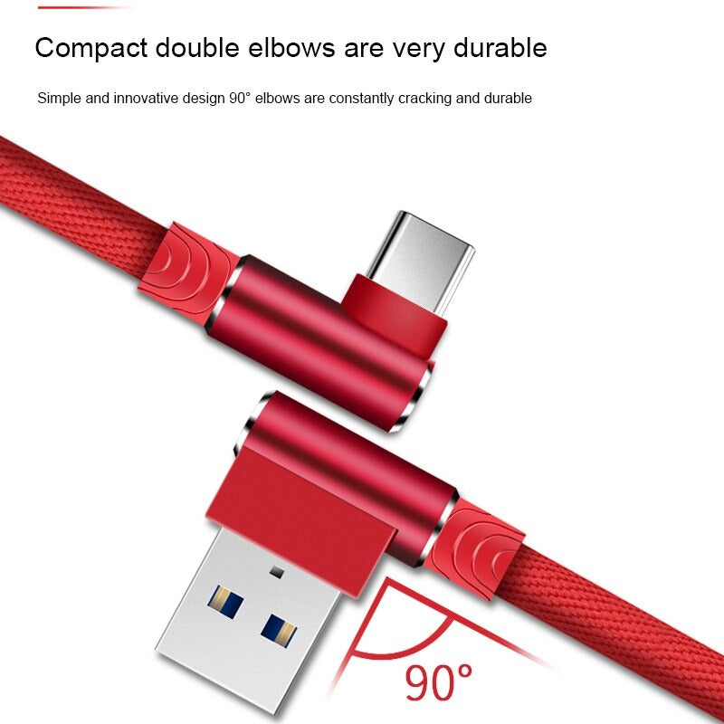 AzaTech 1 Meter Type C 3.0 3A Fast Charging + Data Cable