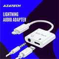 AzaTech Lightning to 3.5mm 2 in 1